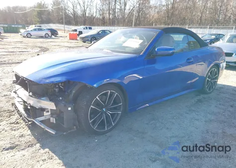 2021 BMW 430I z USA, uszkodzony, nr VIN WBA23AT00MCH46325